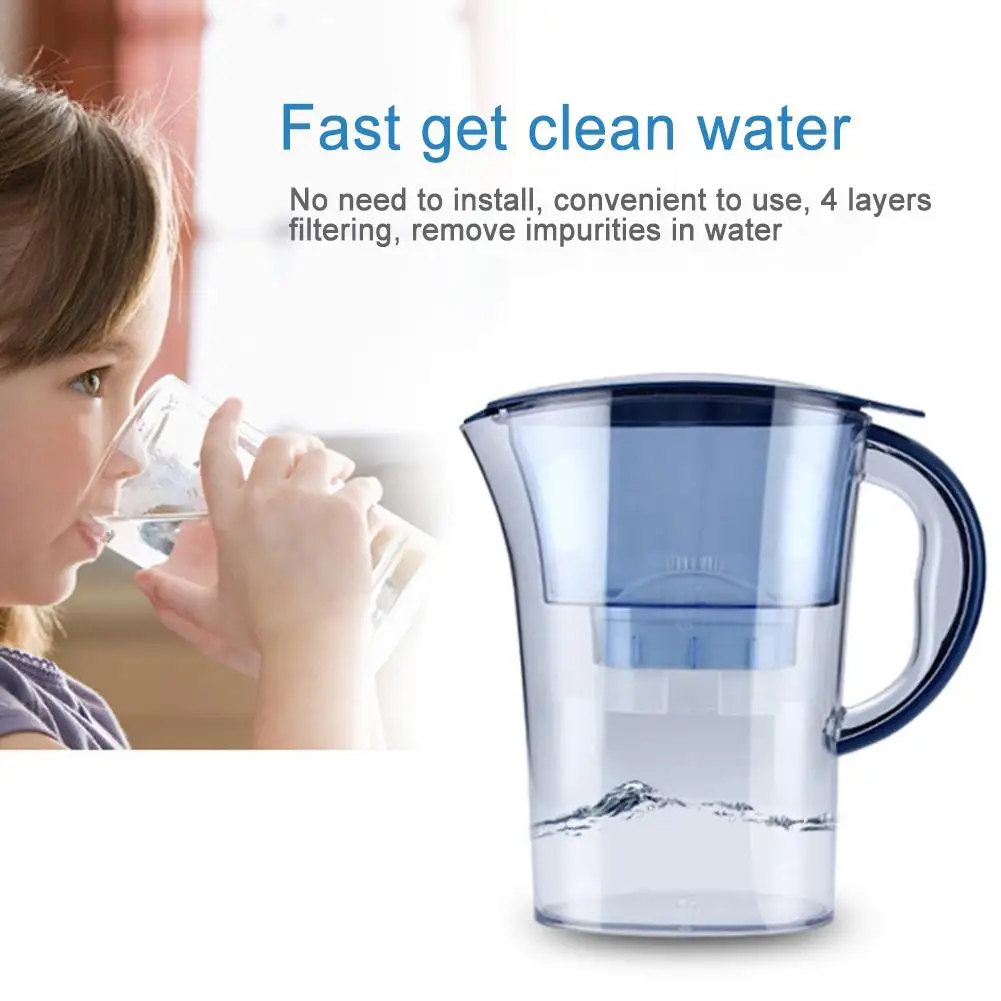 

2.5L Household Activated Carbon Kitchen Cold Water Filter Purifier Kettle Cup
