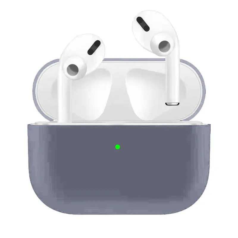 Чехол из жидкого силикона для беспроводных наушников Airpods Pro чехол Air Pods защитный