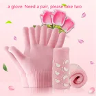 Увлажнение, Спа носки с гелевой подошвой перчатки для удаления омертвевшей кожи Розовые многоразовые маски для взрослых отбеливающие отшелушивающие гладкие Руки Уход за кожей ног