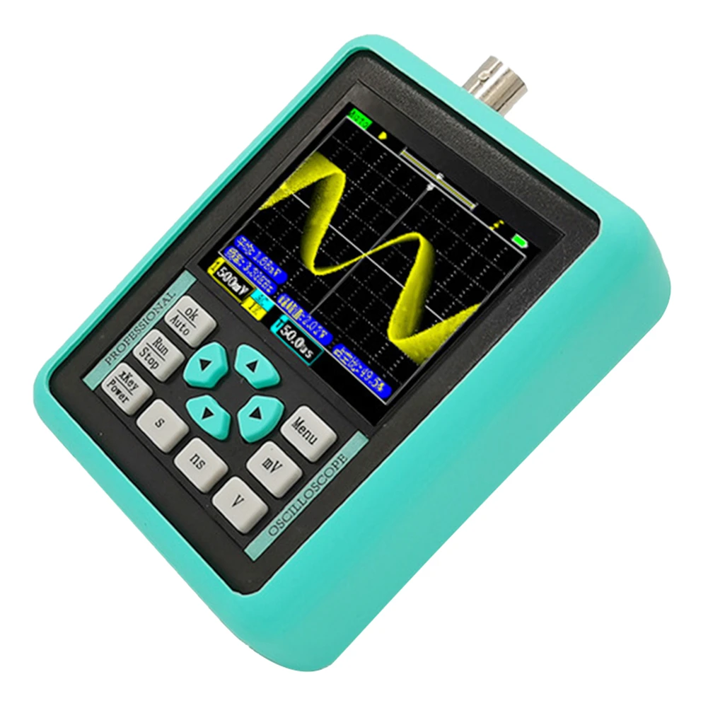 

Digital Oscilloscope Car Repair 1 Channel High Accuracy Intelligent 2.4inch Display Mini Handheld 120M Bandwidth Oscilloscope