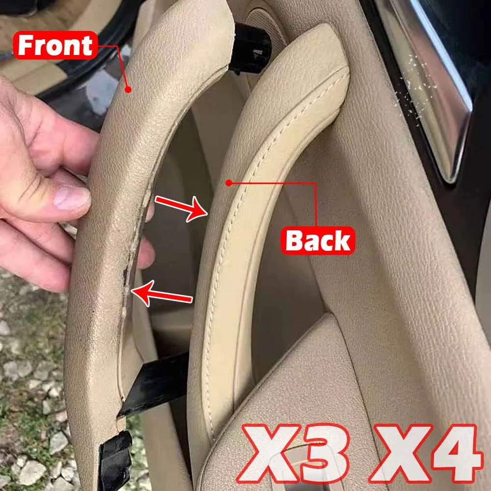 Внутренняя кожаная накладка на дверь пассажира RHD LHD для BMW X3 X4 F25 F26 2010-2016 |