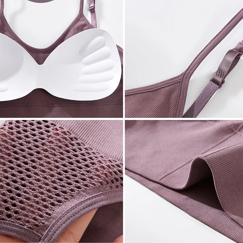 Plus Size Women Bra Seamless Bras For Top Tank Tube Push Up Bralette Backless Adjust Strap Padded Brassiere | Женская одежда