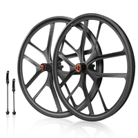 mountain bike disc brake wheel set 20 inch 451 bicycle wheel magnesium alloy hub integrated wheel wheel