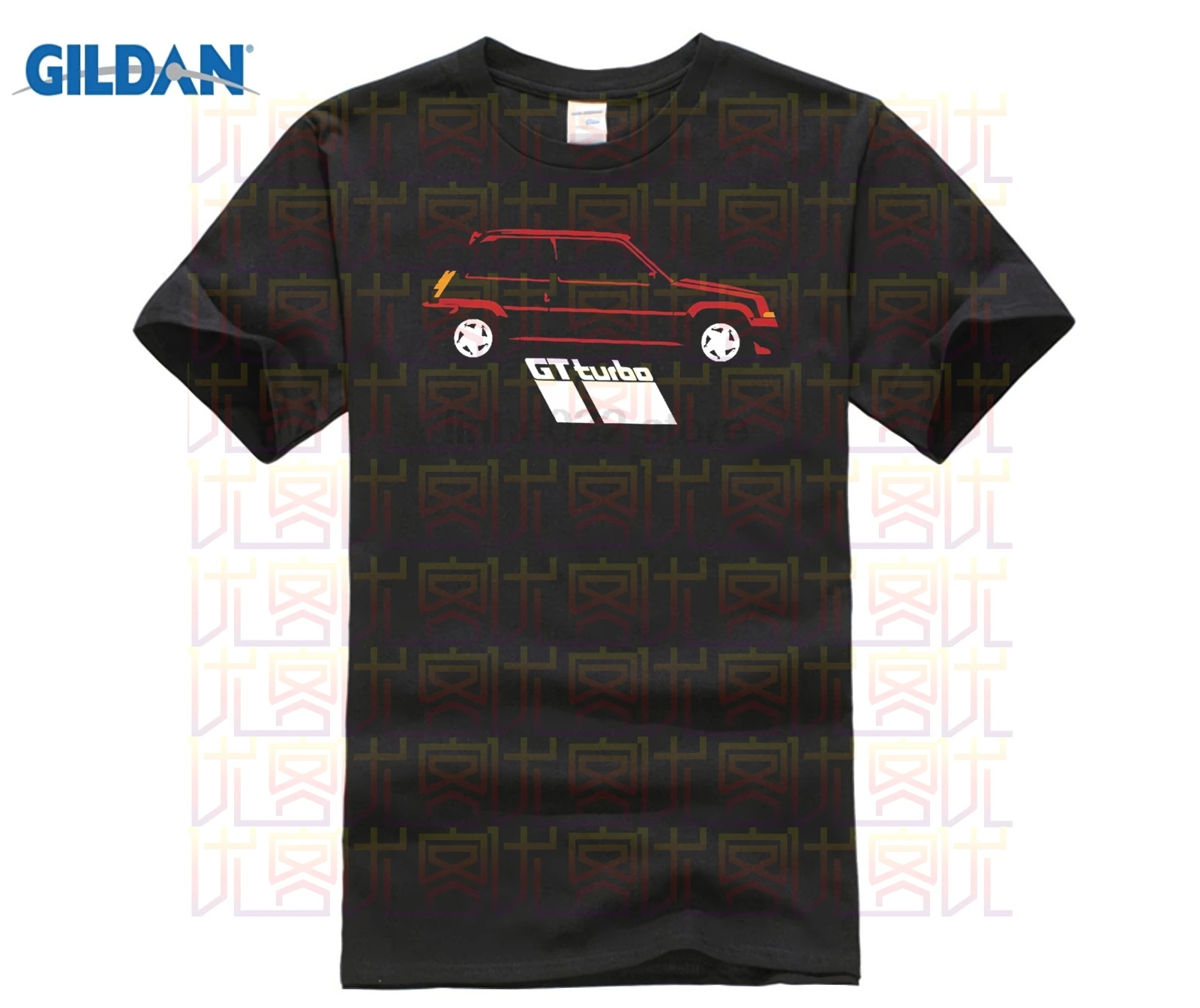 Классические топы футболки мужская футболка с принтом GT Turbo популярная одежда