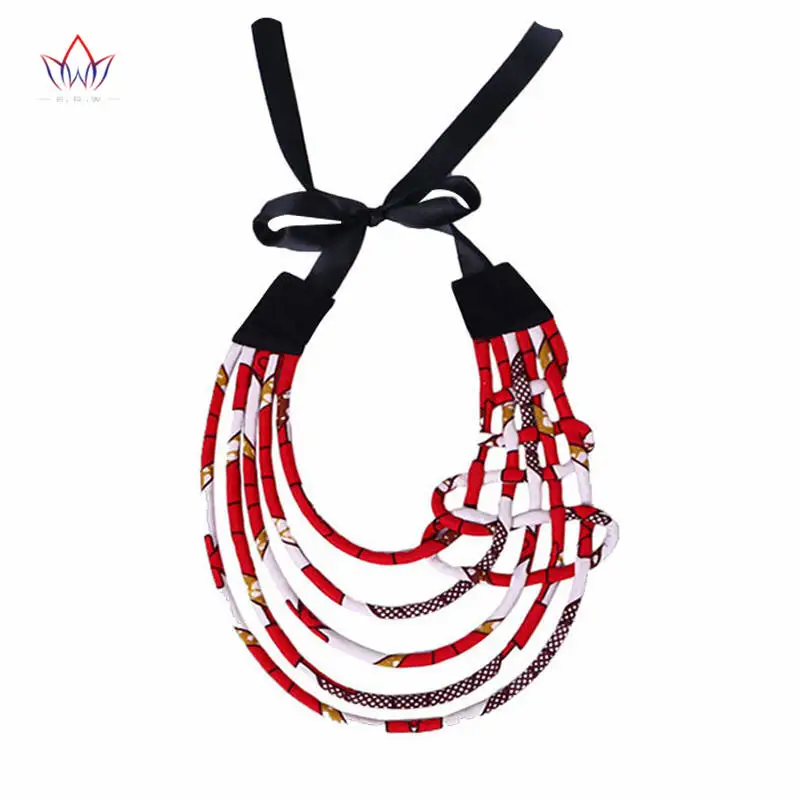 Африканское ожерелье с принтом Анкары Африканские Этнические украшения ручной