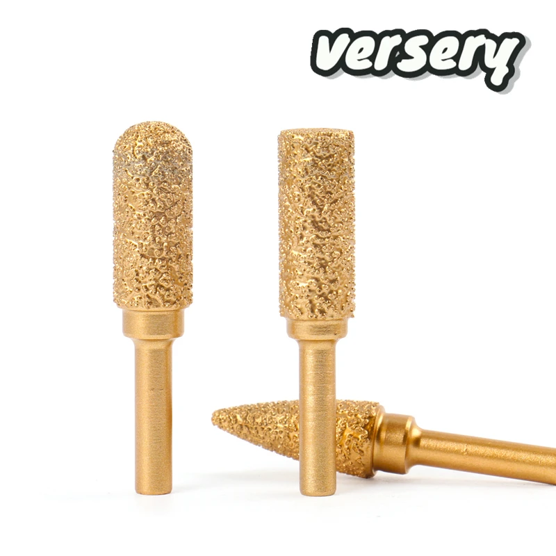 Бесплатная доставка 1 шт. 6 мм хвостовик вакуумная паяная Алмазная насадка