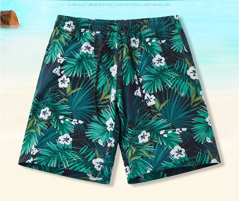 

Summer men's quick-drying beach pants fashion camouflage printed swimming board shorts large size loose beachwear 2021 new