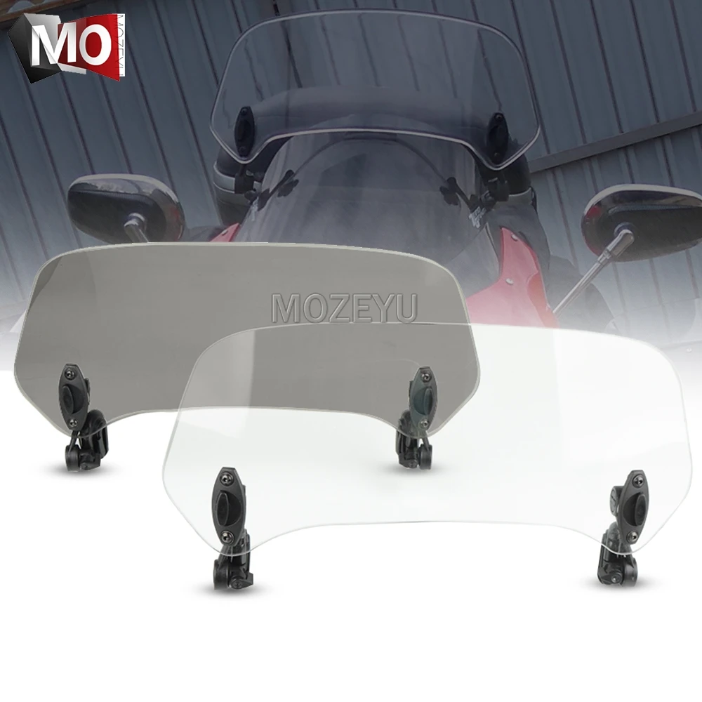 Мотоцикл лобовое стекло расширение спойлер ветровое дефлектор воздуха для Honda