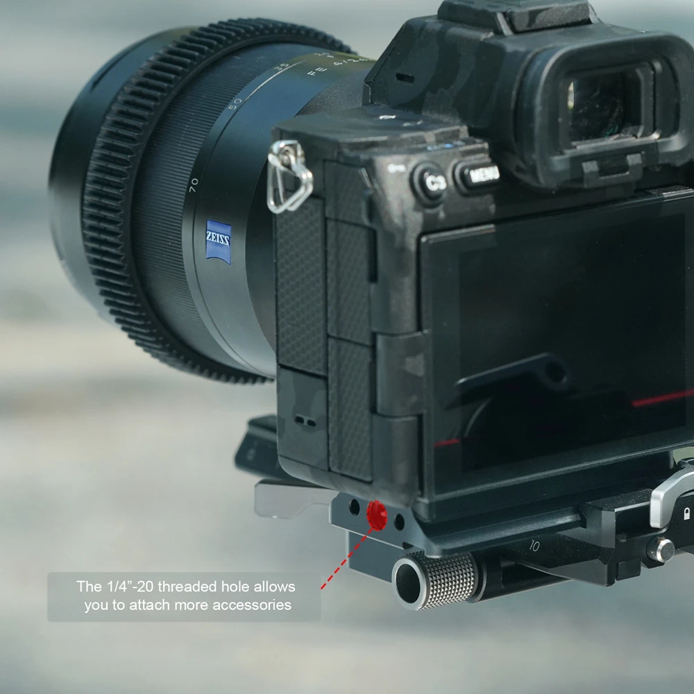 TILTA TGA-ERP Расширенная БЫСТРОРАЗЪЕМНАЯ Базовая пластина для камеры DSLR A7S III BMPCC 4K/6K DJI