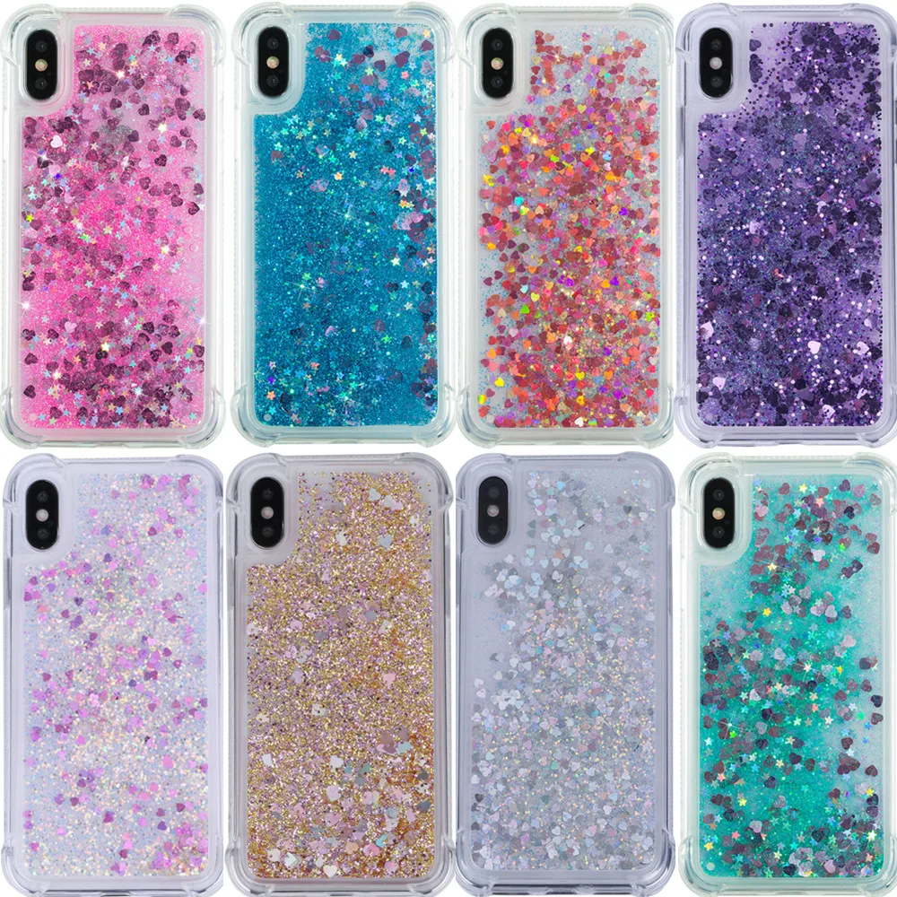 Шикарный чехол с динамическим жидким песком для iPhone 11 Pro X XS MAX XR 6 6S 7 8 Plus 5 5S роскошный блестящий чехол из ТПУ с зыбучим песком