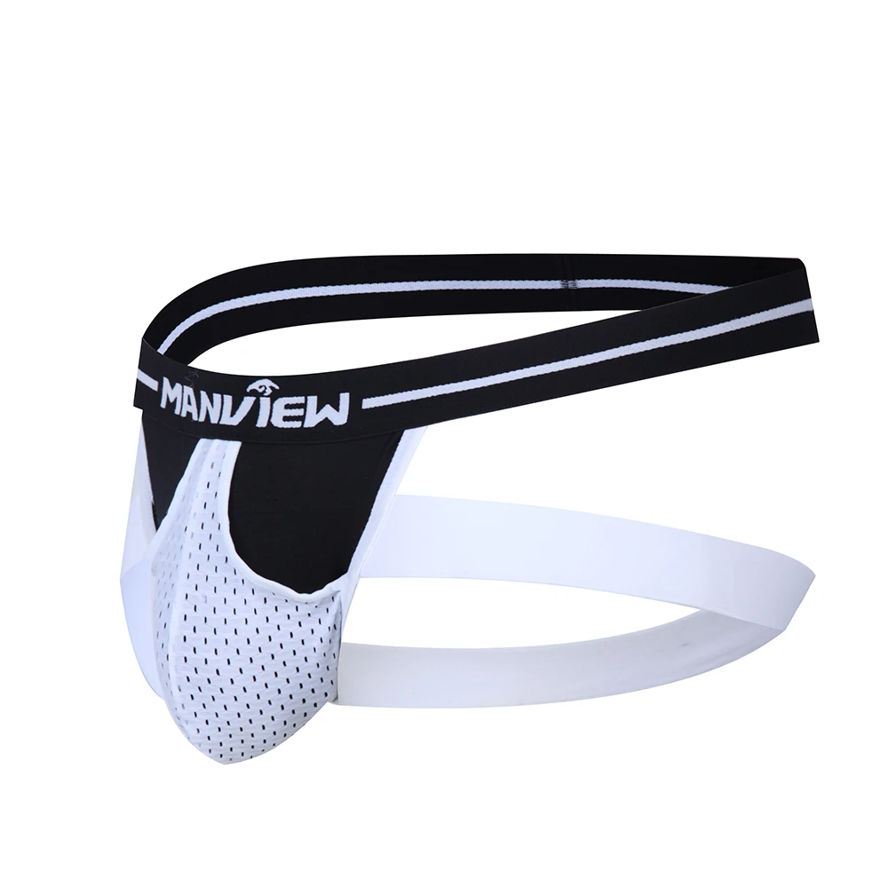 Сексуальное мужское нижнее белье дышащие бриджи с эластичным поясом открытыми