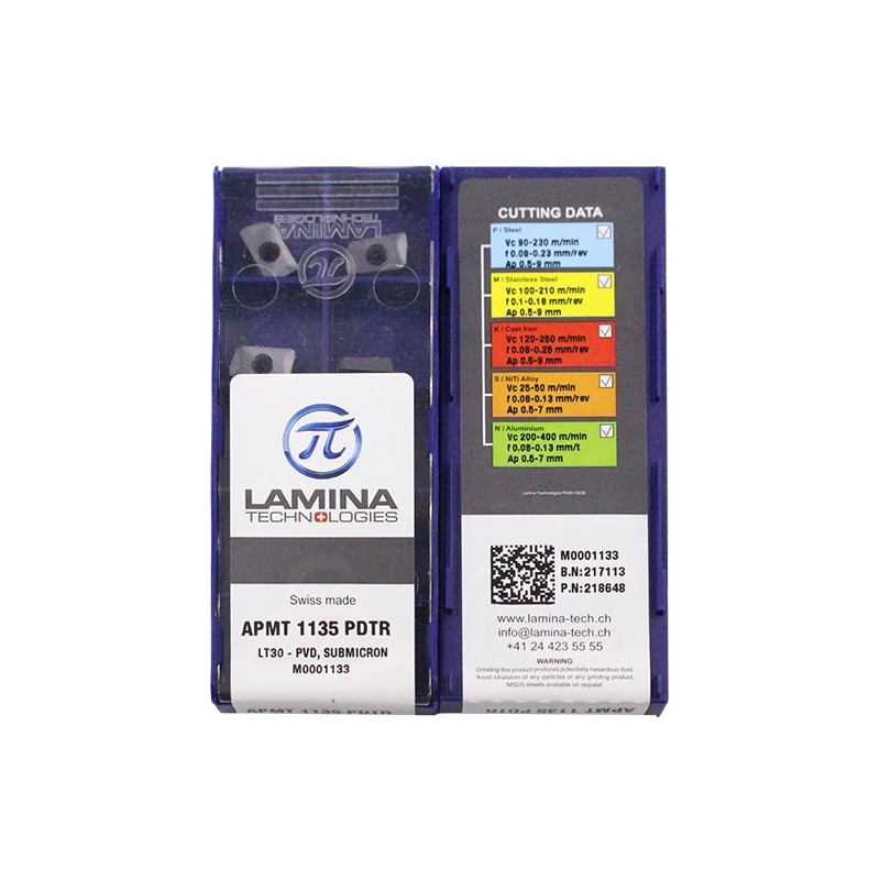 APMT1135PDTR LT30 100% оригинальная карбидная вставка LAMINA лучшего качества 10 шт./лот