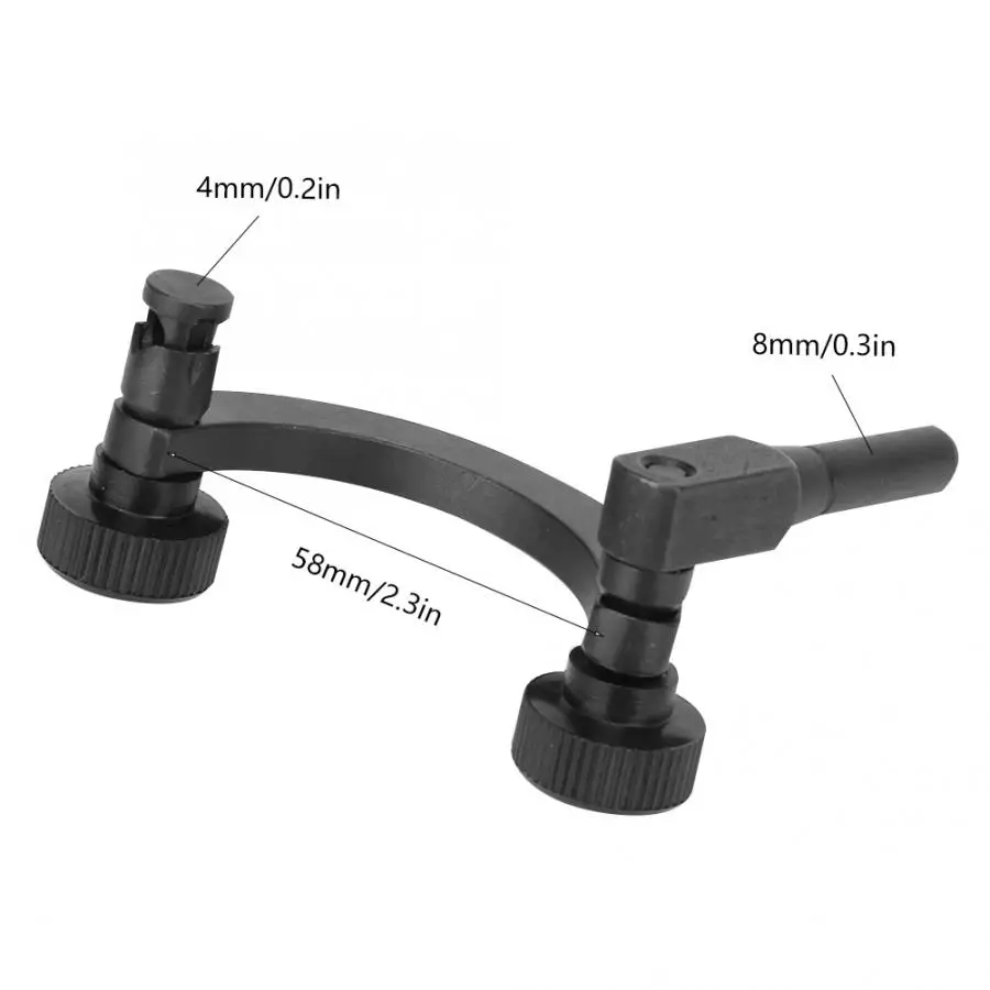 Half Round Combination Test Dial Indicator Holder 8mm Support Stand Center | Инструменты