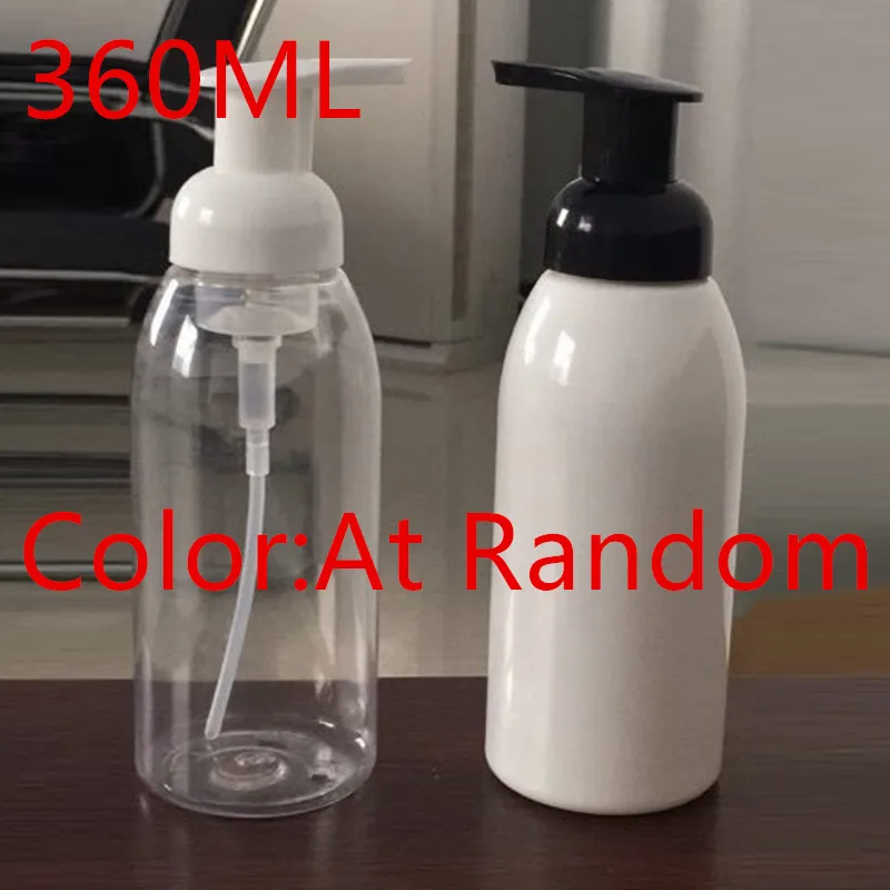 1PCS 360ML 300 мл пустые Пластик путешествия Пенообразователь для мытья рук насос распределителя пены пенясь бутылка жидкости для геля для душа, пены для путешествий - Цвет: 1PCS 360ML