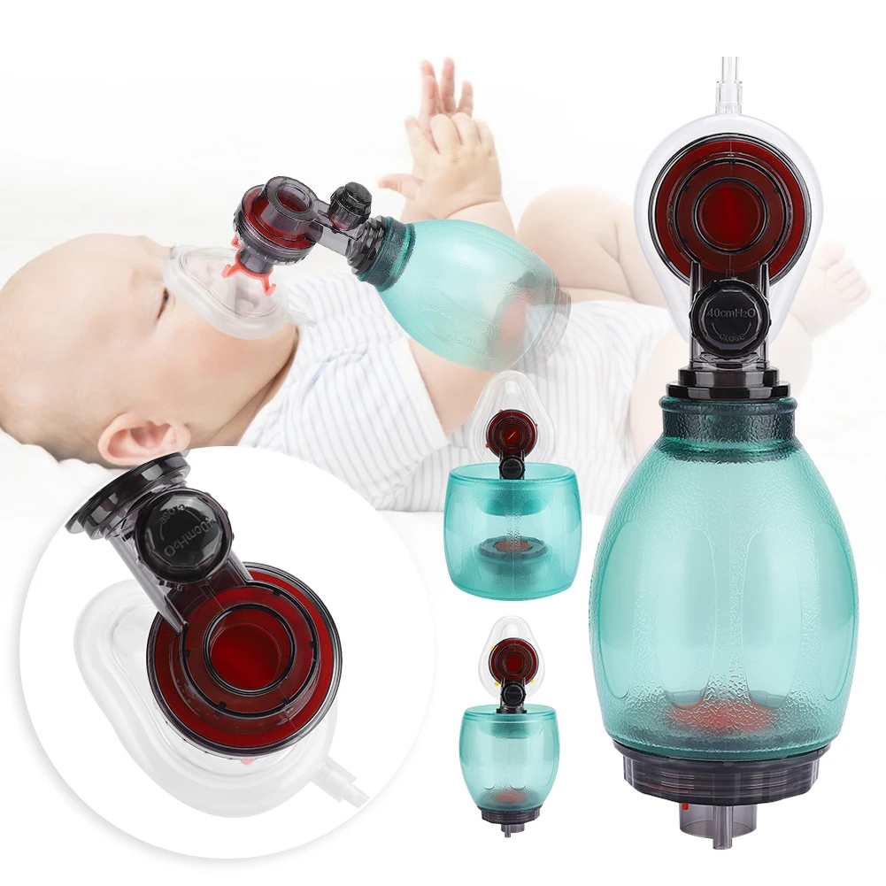 

PVC Simple Style Manual Resuscitator Emergency Newborn Artificial Respiration Resuscitation Tool For Ambulance Medical Equipment