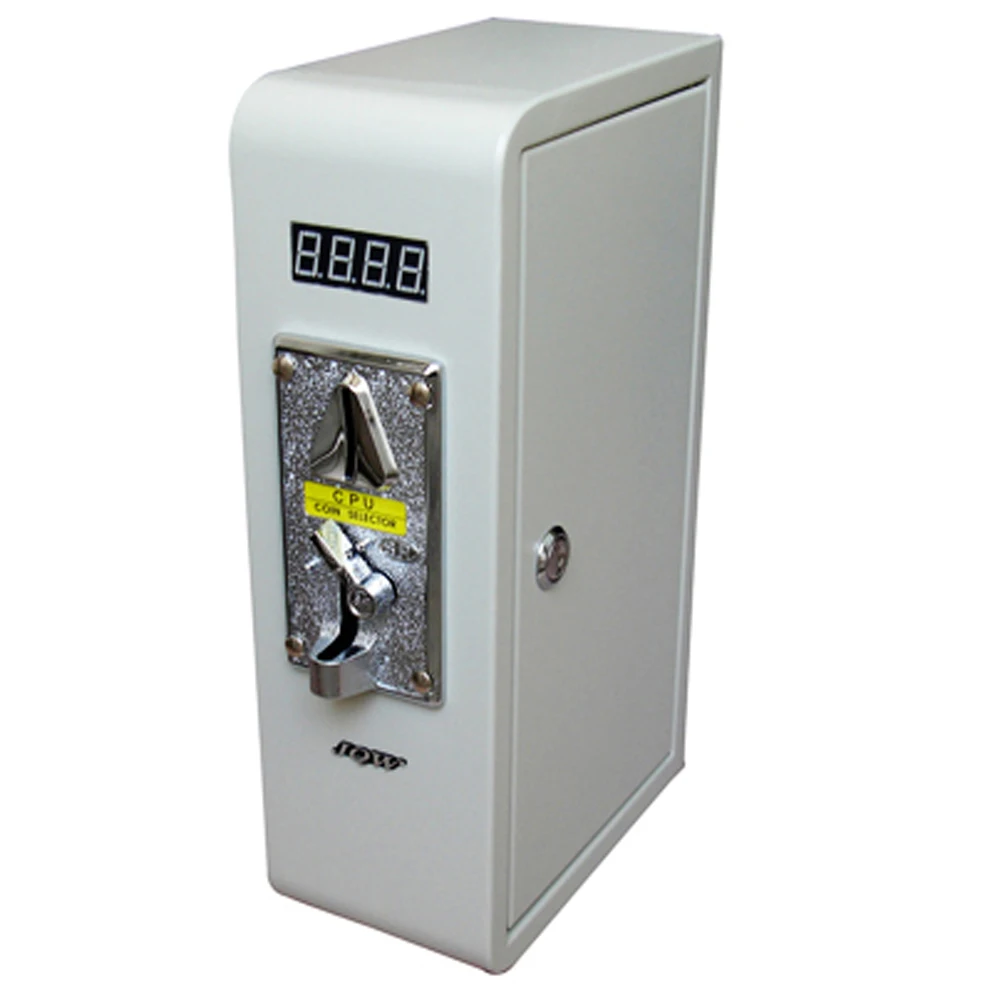 

Coin timer control box for vending machine