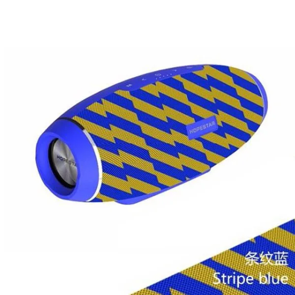 Striped blue Н20 регби 30 Вт Водонепроницаемый Bluetooth динамик Портативная колонка Беспроводная бас стерео сабвуфер Саундбар система бум бокс для компьютера - Цвет: Striped blue