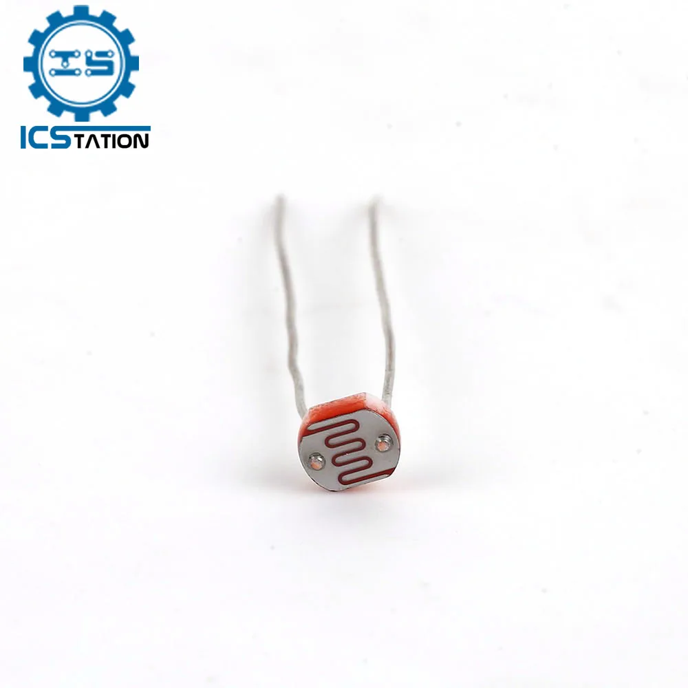 

200Pcs GM5537 20k~30k Ohm 30k~50k Ohm (Bright Resistance) CDS Photosensitive Resistance Photoresistor Photoelectric Sensor