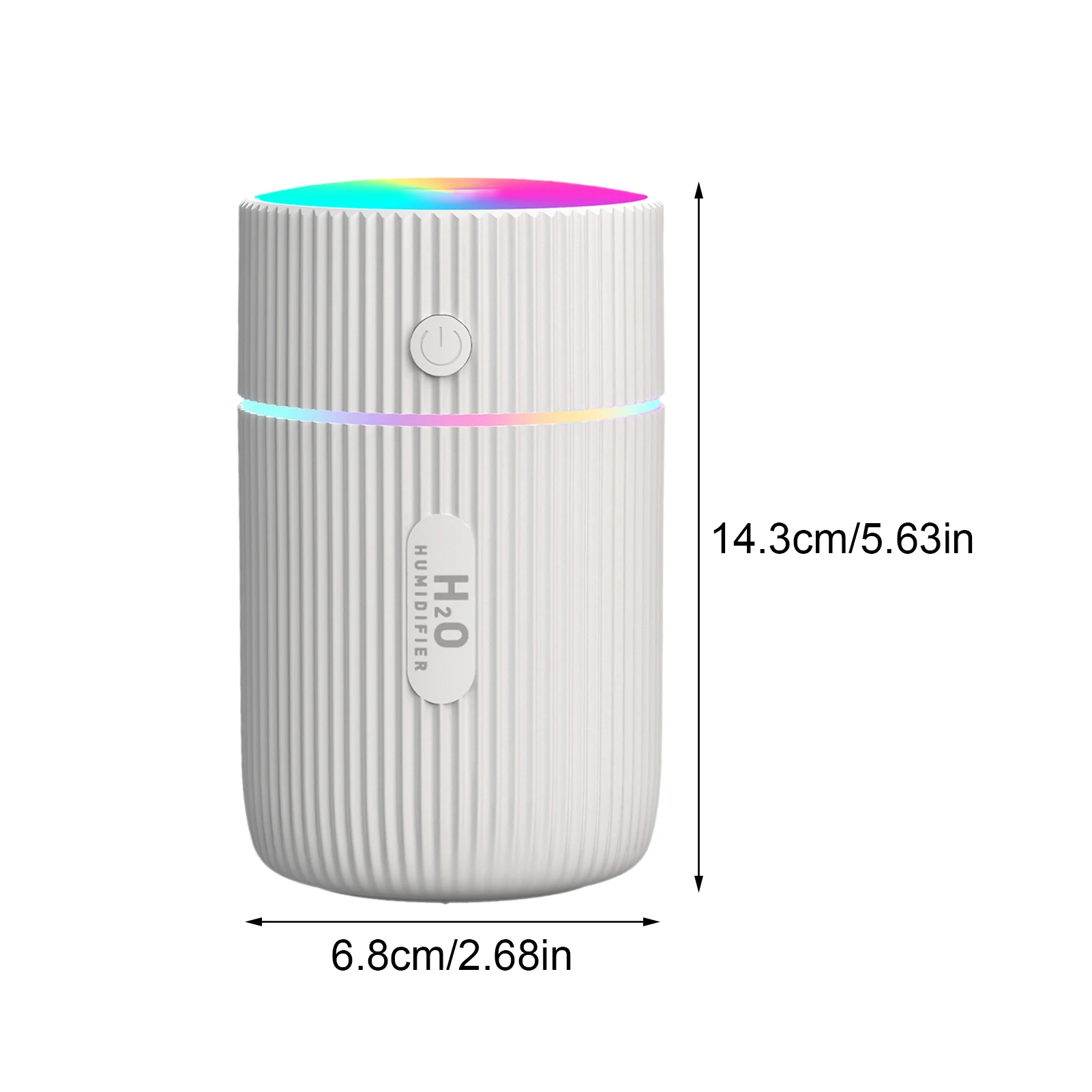 

320ML Air Humidifier Aroma Essential Oil Diffuser Mini Quiet Humidifier With Auto Shut Off USB Aromatherapy For Car Home Office