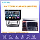 Автомобильная навигация, 9 дюймов, Android10, для Toyota Alphard 2001-2009, с RDS, для DSP, CarPlay, автомобильное радио, мультимедийный видеоплеер, стерео, GPS