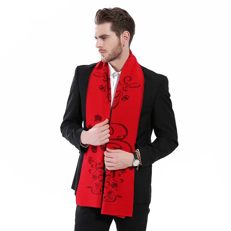 Dahongfu scarf for men and women in autumn and winter of 2018,Priority Choice of Gifts for Annual Meeting Ethnic style
