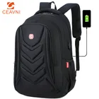 Рюкзак мужской, для ноутбука 15 дюймов, водонепроницаемый, с USB-портом для зарядки