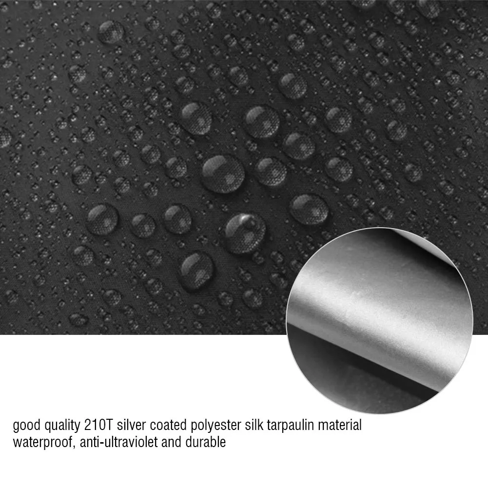 Водонепроницаемый брезентовый тент 3x3 м ультралегкий портативный садовый навес