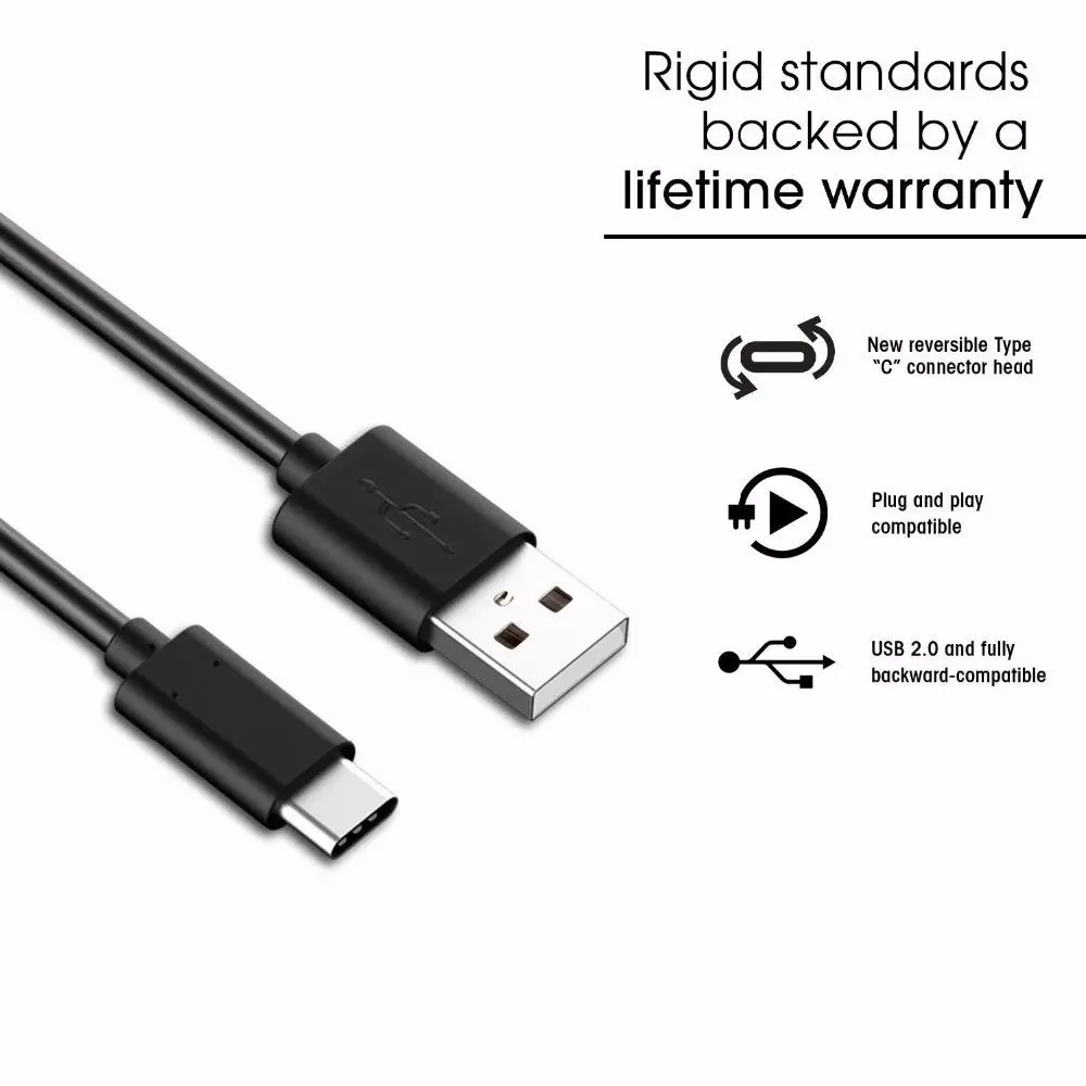 Черный/белый круглый кабель Micro USB Кабели Usb Type-C для быстрой зарядки iphone x xr xs Samsung