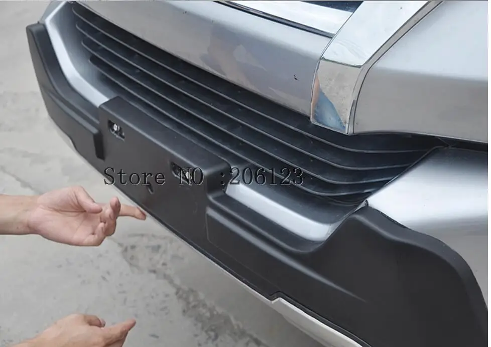 2016-2019 2020 для Toyota Fortuner бампер диффузор Защита губ Защитная противоскользящая