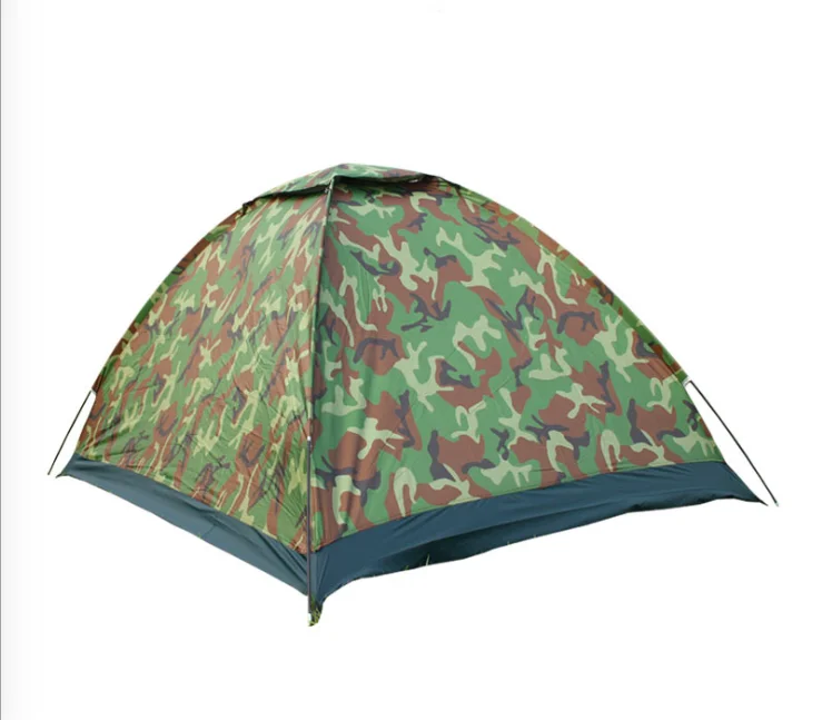 Однослойная камуфляжная палатка для кемпинга пляжный тент четырех