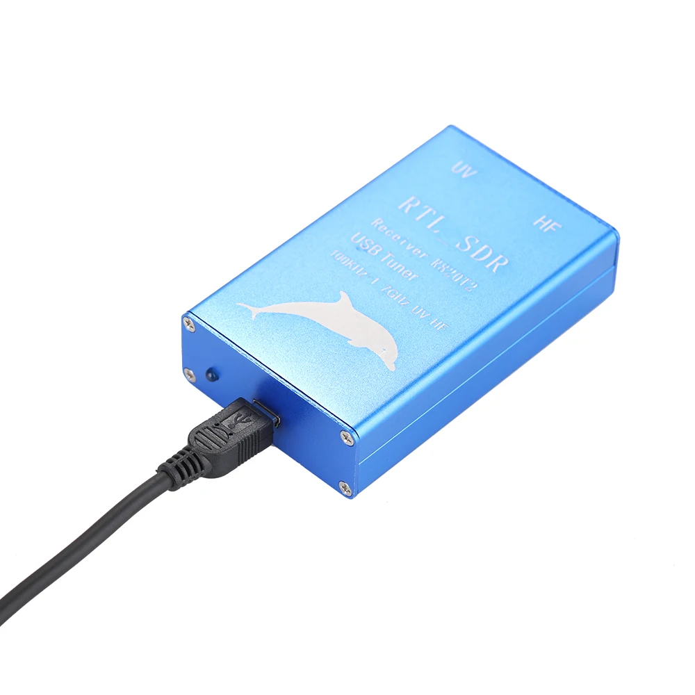 Популярный и практичный USB тюнер приемник алюминиевый корпус RTL. SDR RTL2832U + R820T2 100