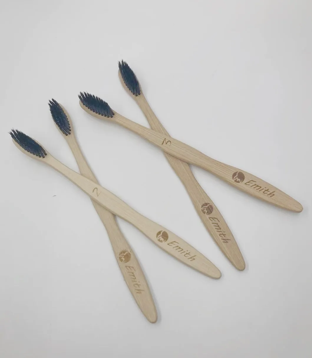 

4 Pcs Bamboo Toothbrush Natural Soft Bristle Toothbrush Wooden Toothbrushes Toddlers Natural Wood Organic Toothbrush