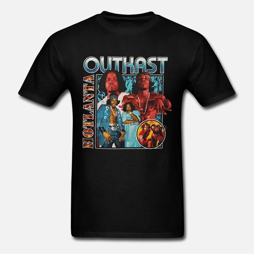 Outkast Мужская футболка Hotlanta Slim Fit черная|Мужские футболки| |