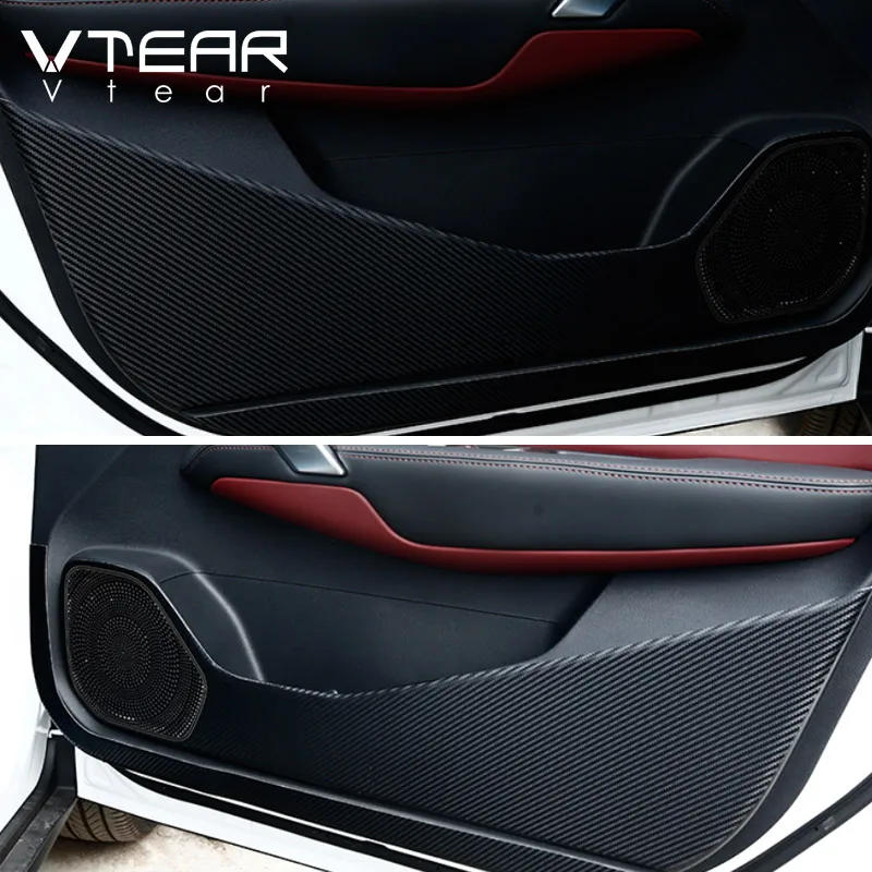 Vtear для Geely Coolray SX11 BelGee X50 наклейка на дверь автомобиля против ударов внутренней