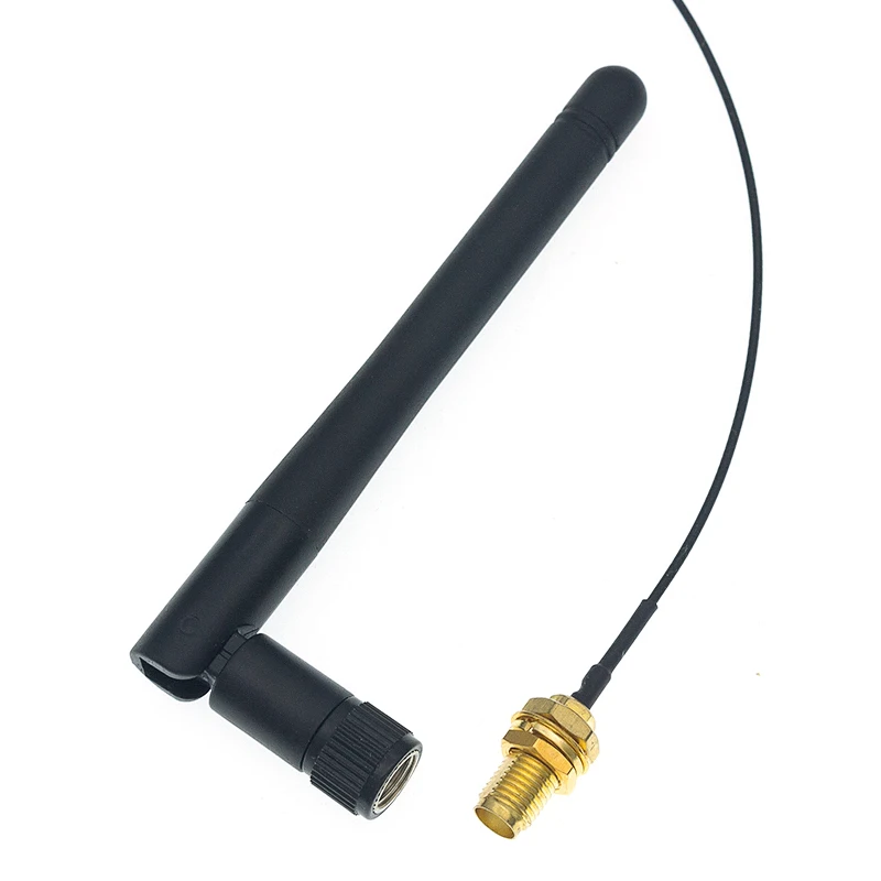 2 4G антенна Складная Bluetooth wifi модуль ZigBee SMA к IPEX фидерная линия 4 ГГц Антенна 1 шт. |