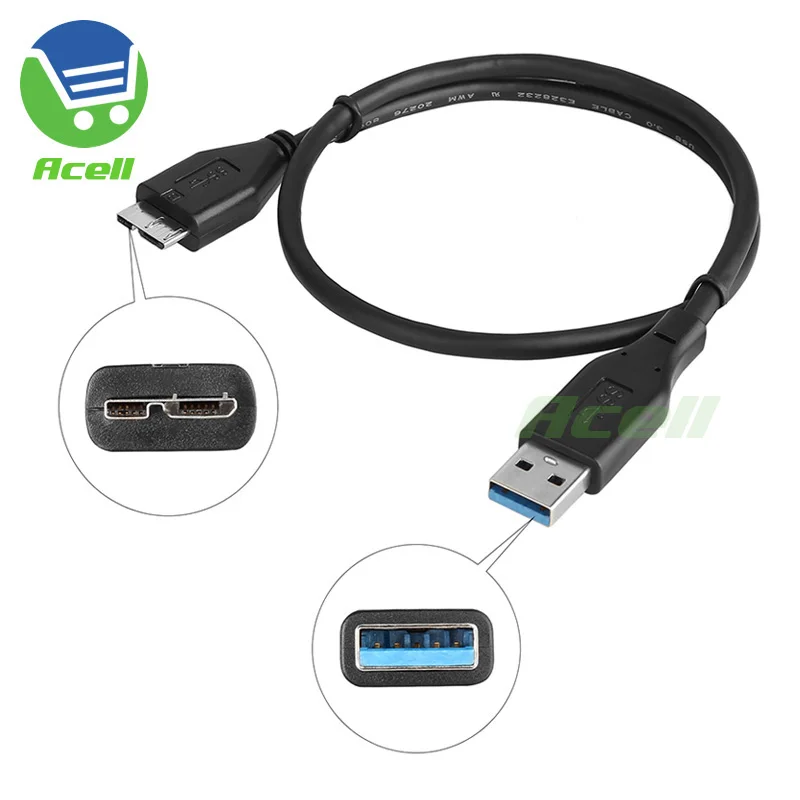 USB3.0 Micro-B Data Cable for Seagate One Touch SSD Expansion Game Drive Xbox Seven Backup Plus Mobile Hard | Электроника
