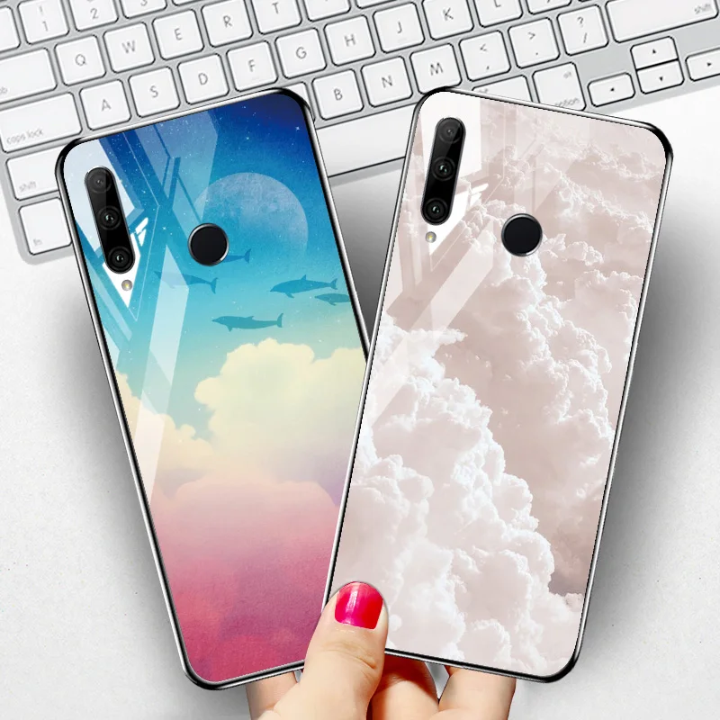 

Honor 10 20 10X Lite Case Tempered Glass Silicone Cover For Huawei Honor 8X 8A 9X 9A 20 Pro 20s 30s Cases P Smart 2021 2020 2019