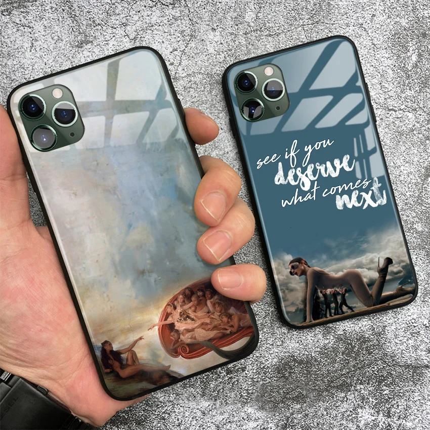 Ariana grande ag ari god is a woman мягкий силиконовый стеклянный чехол для телефона iPhone 6 6s 7 8 Plus