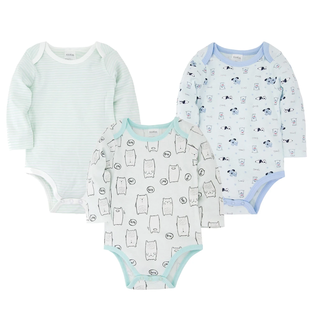 Детский Цветной комбинезон 6 шт./лот Roupa De Bebe Одежда для новорожденных 100% хлопок