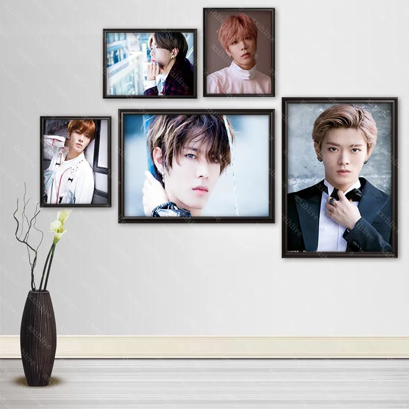 

Custom Singer Nakamoto Yuta Silk Cloth Canvas Poster Home Decoration Wall Art Fabric Poster Print 27x40cm,30x45cm,40x60cm