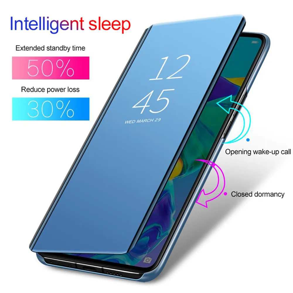 Чехол-книжка Smart View для Samsung A32 4G A30 A30s A31 зеркальный кожаный чехол 5G A 30 s 31 32 0 |