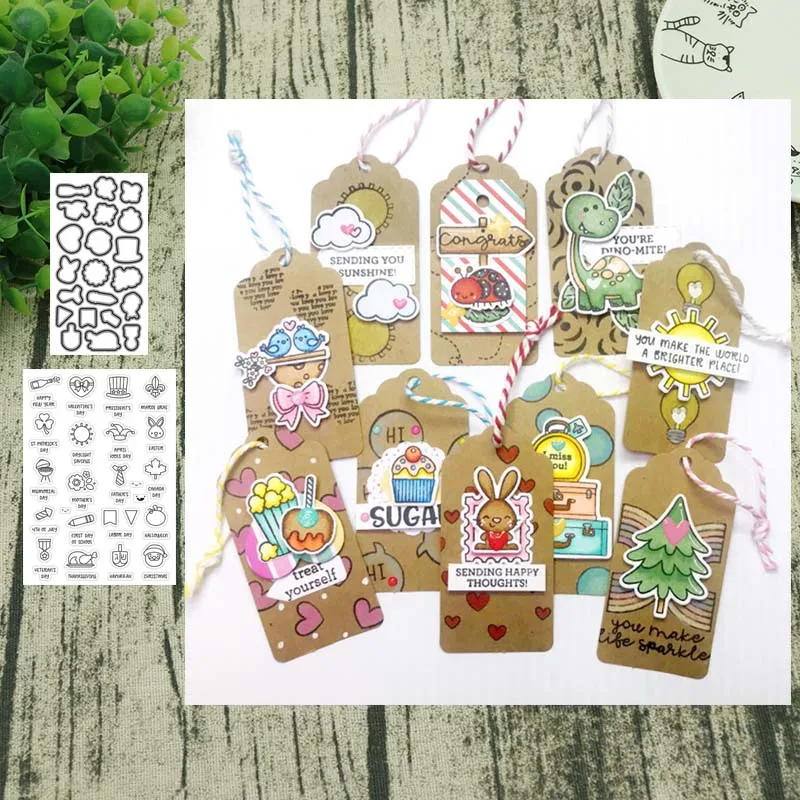 Этикетка украшение металлический Трафаретный вырубной штамп и штампы для