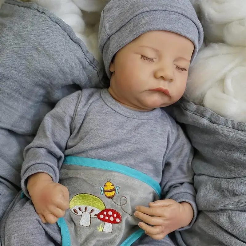 

Lifelike Levi Reborn Doll Realistic Vinyl Body Bebe Finished Sleeping Doll Birthday Gift For Kids Girls 2 Size
