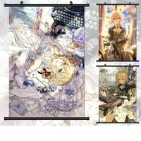 4060cmviolet evergarden plastic hanging painting wall stickers violet evergarden anime around posters wall scroll painting