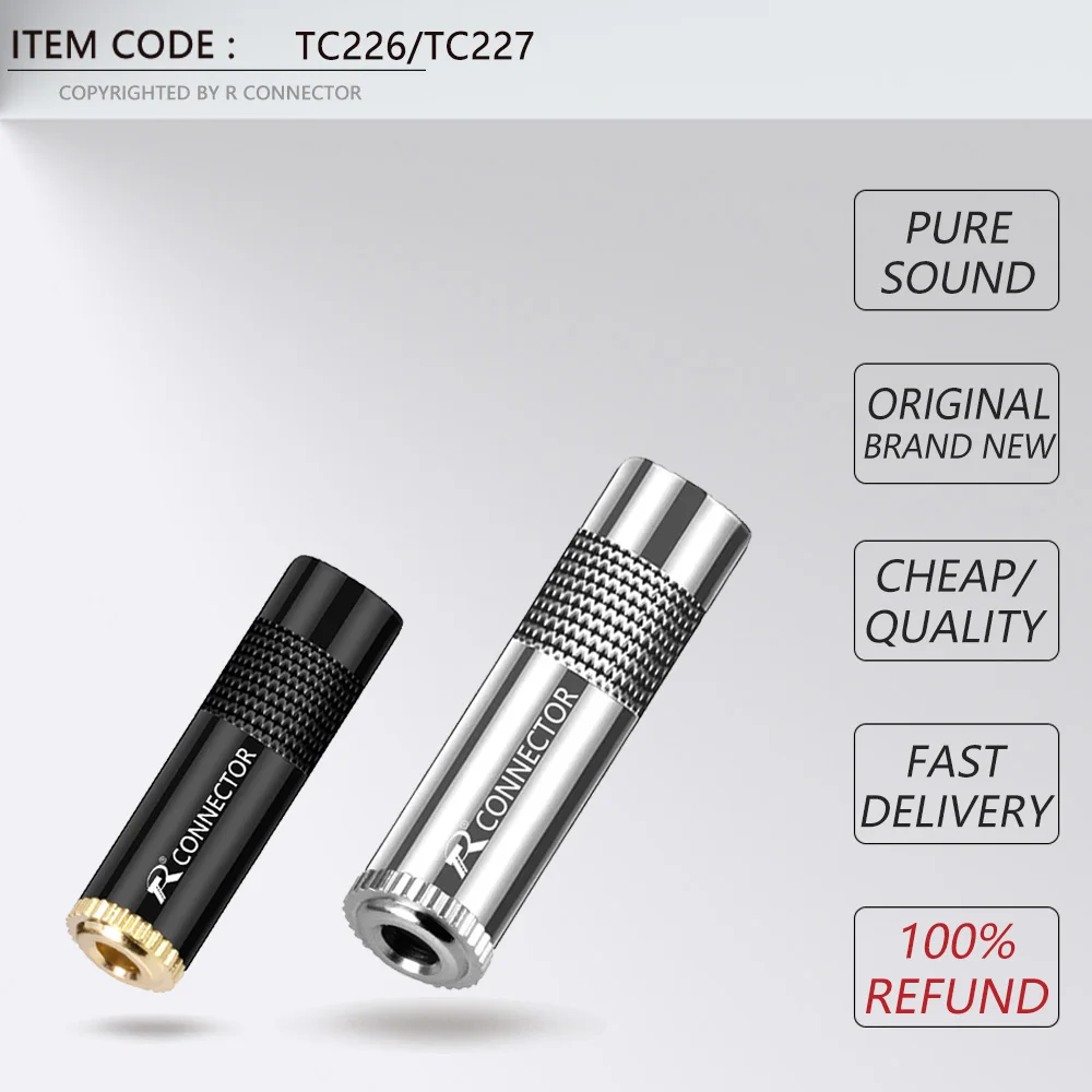 3 шт. Новое поступление гладкое серебряное гнездо 5 мм аудио полюсная стерео