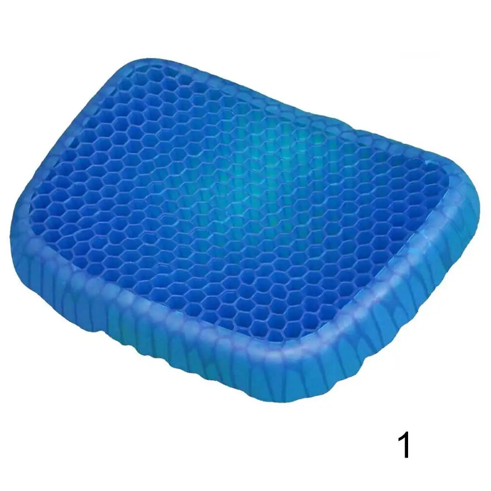Белый Dropshipping Gel Chair Seat Cushion Provide Relief for Lower Back Hip Pain Airflow Orthopedic Design Seat Pad P666 - Цвет: Белый