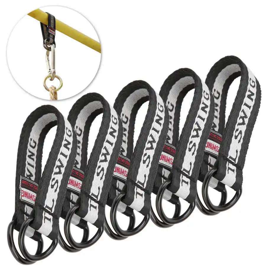 5 шт. 24 см прочный крепкий ремень подвесной качели соединительный для наружного и