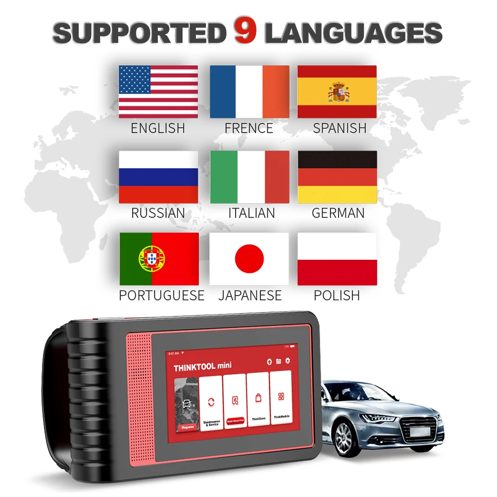 Мини-сканер Thinktool Obd2 диагностический инструмент для всех автомобилей с 28