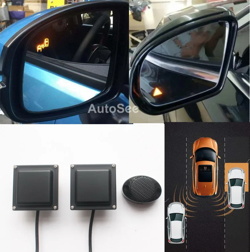 Для BMW 1-7 серии X1 X2 X3 X4 X5 X6 X7 I3 BSD BSW Обнаружение слепых зон радар 24 ГГц микроволновый