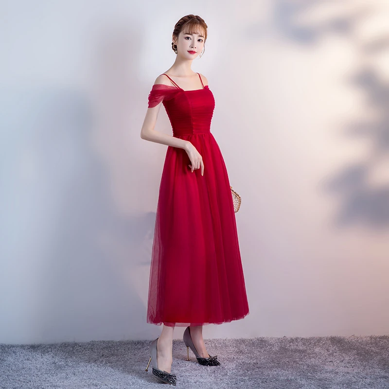 Платья для подружки невесты серого размера плюс Tulleillusion длина ниже колена